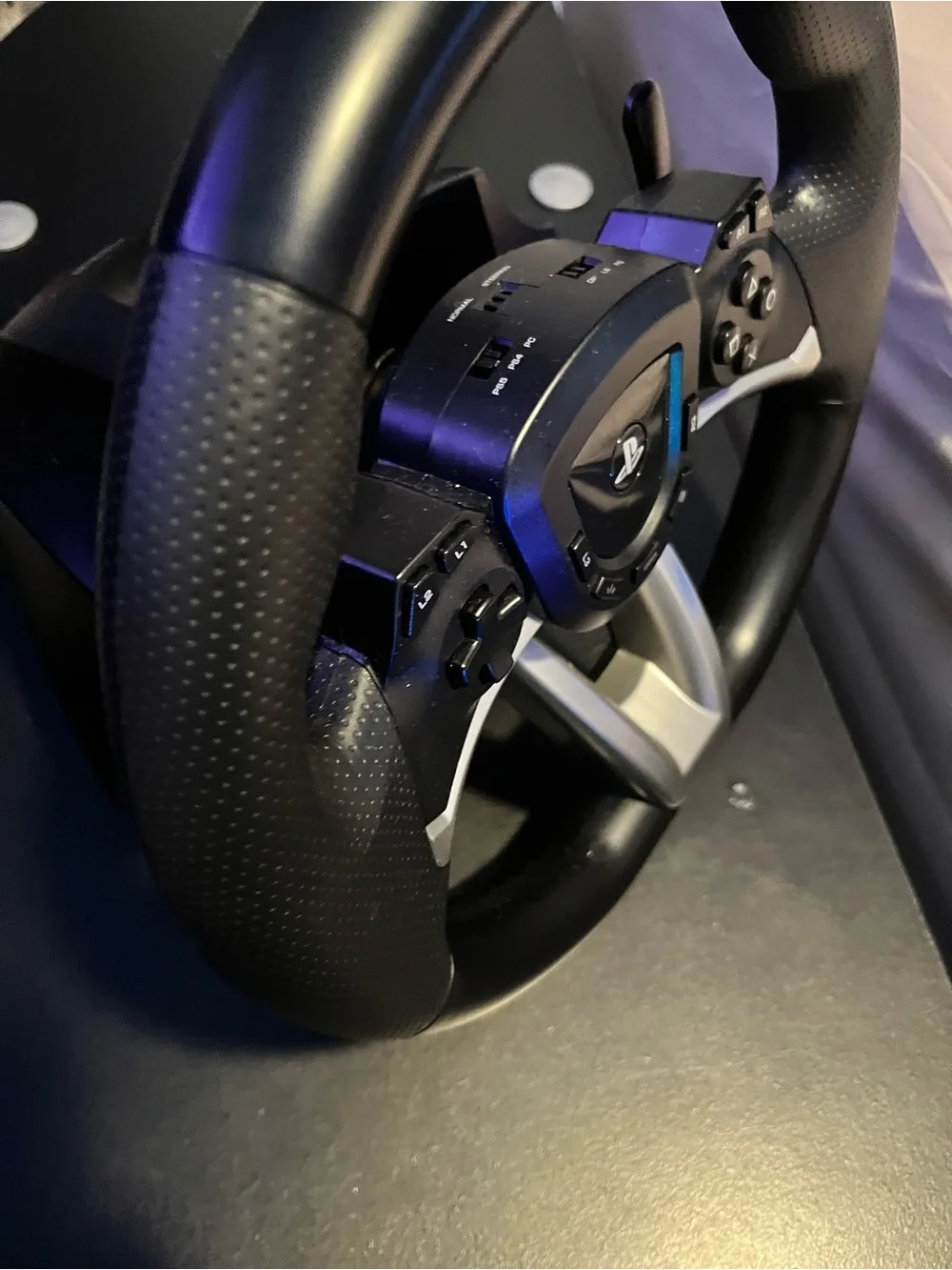 Sony Black Racing Wheel with Pedals